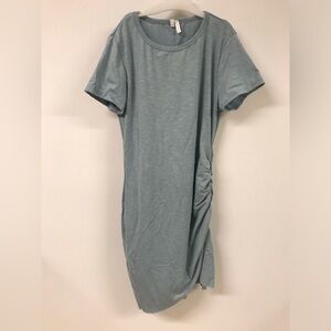 Women Round Neck Short Sleeve Midi Dress Party Wedding Summer Causal Dress